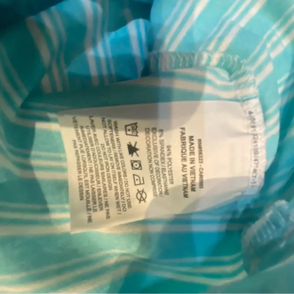 Nike Aqua Striped Polo Shirt